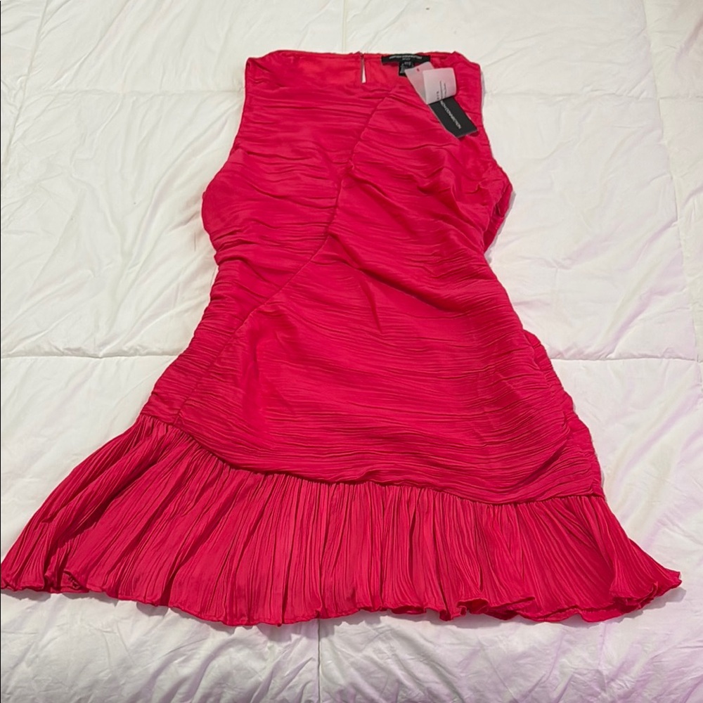 Elegant pink Sleeveless Dress